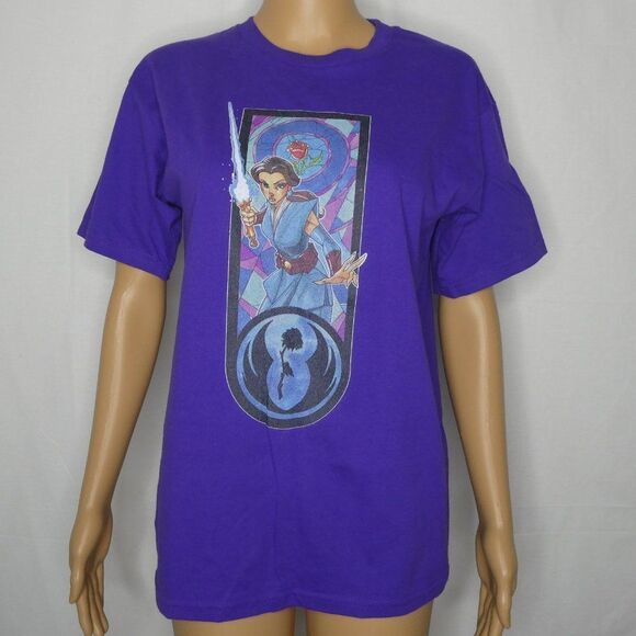 Teefury Disney Belle Star Wars Jedi T Shirt BATB S - Picture 2 of 4